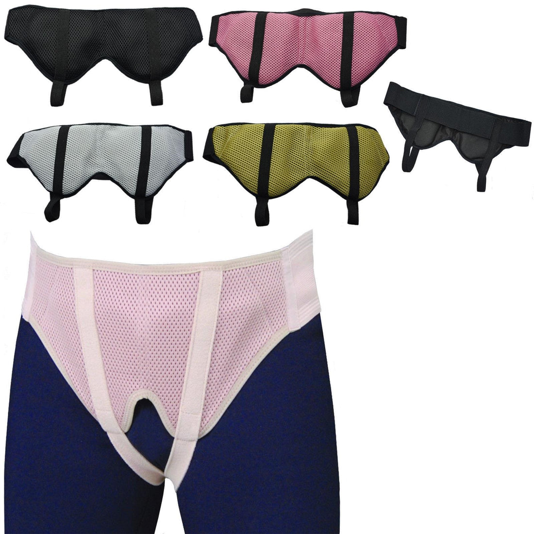 Breathable Hernia Support Belt Truss Girdle Brace Inguinal Groin Pain Men Women