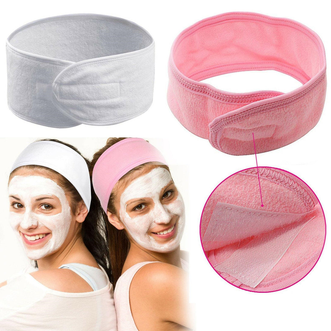 Elastic Adjustable Towel Wrap Head Band