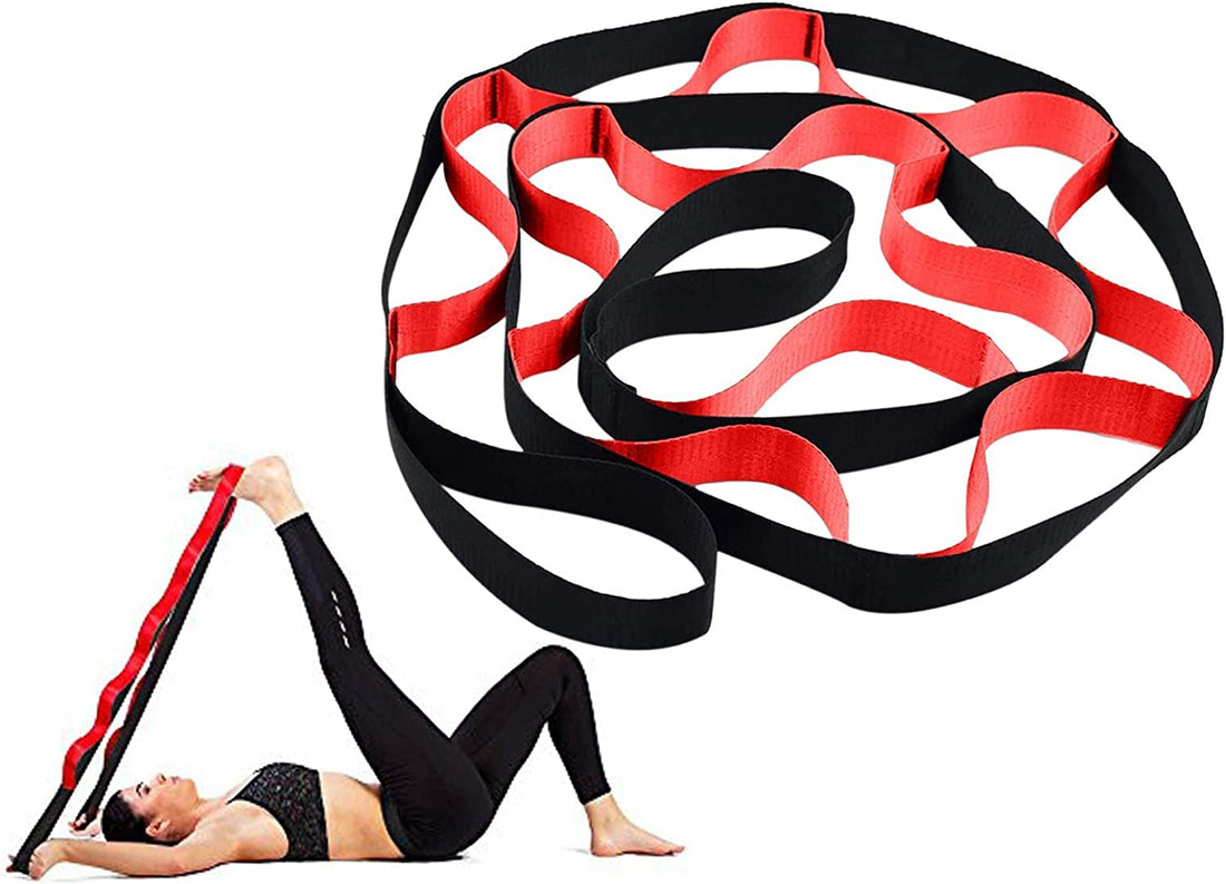 Yoga Strap Stretching Bands With Loops Stretch Out Strap Pilates