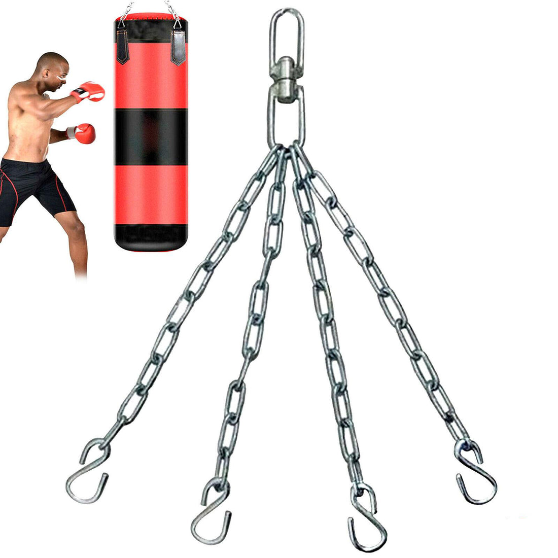 YNR Sports Punching Bag Heavy Filled Boxing Set Kickboxing Training Bags MMA