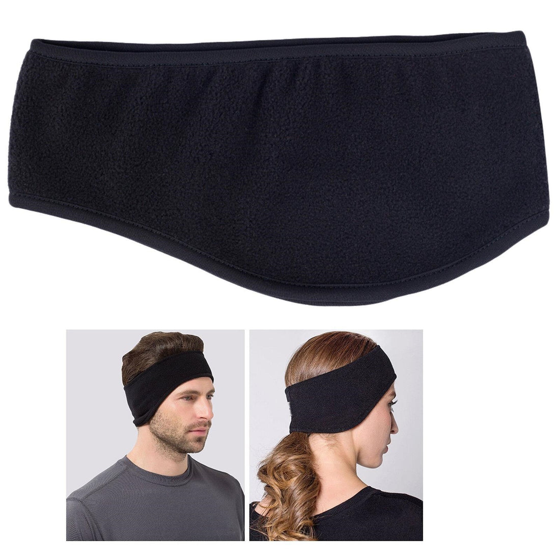 YNR Cycling Headband Ear Warmer Thermal Windproof Running Head band One Size