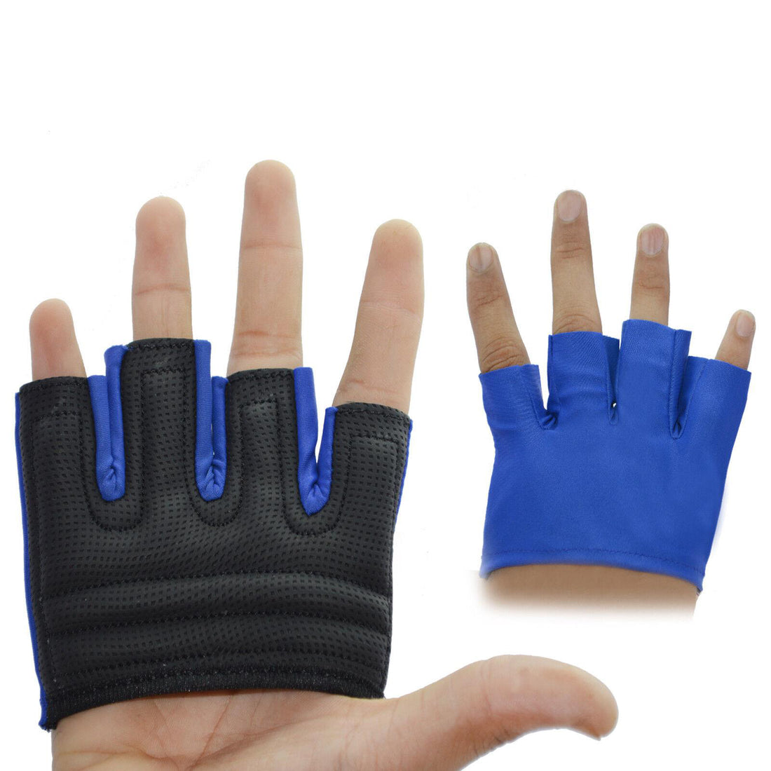 Weight Lifting Grips Training Gym Straps Gloves Finger Joint Support Bar S M L