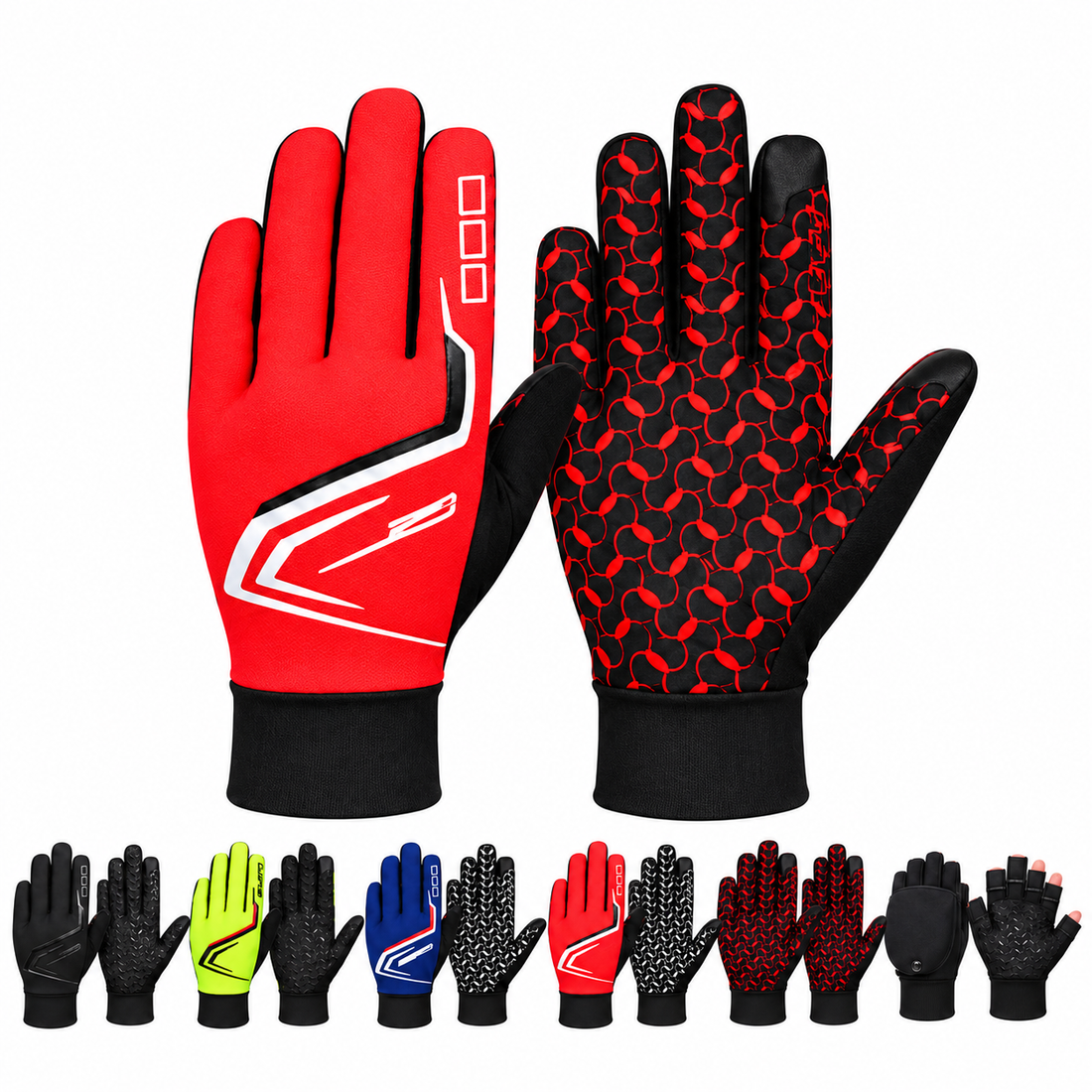 YNR all-weather grip gloves for cycling and horse riding