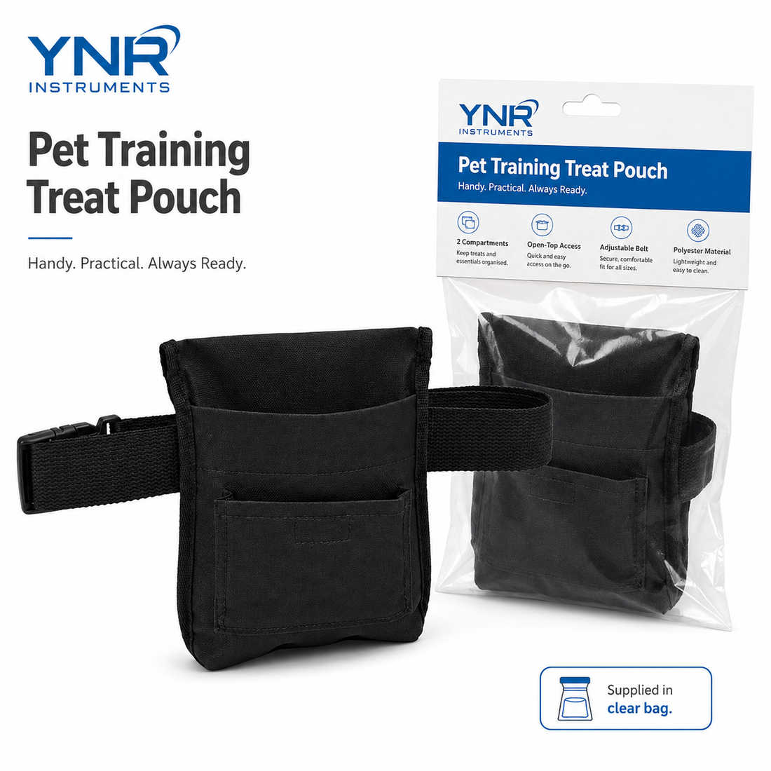 YNR Pet Training Treat Pouch – Dog & Cat Reward Snack Storage Bag for Walking, Obedience, Puppy Training & Everyday Pet Training