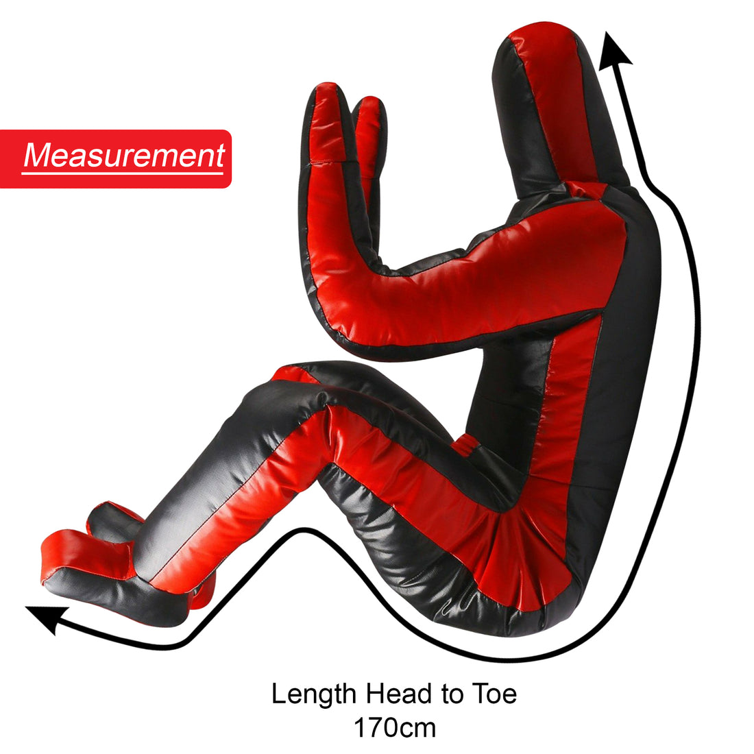 Brazilian Jiu Jitsu Leather Grappling Kneeling Dummy Boxing judo MMA - LEATHER - DEFENDING POSITION