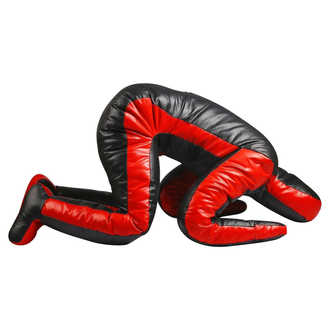 Poupée Jiu Jitsu Ringen Box Dummy MMA Judo 180 Cm - Mannequin Combat Noir Et Rouge