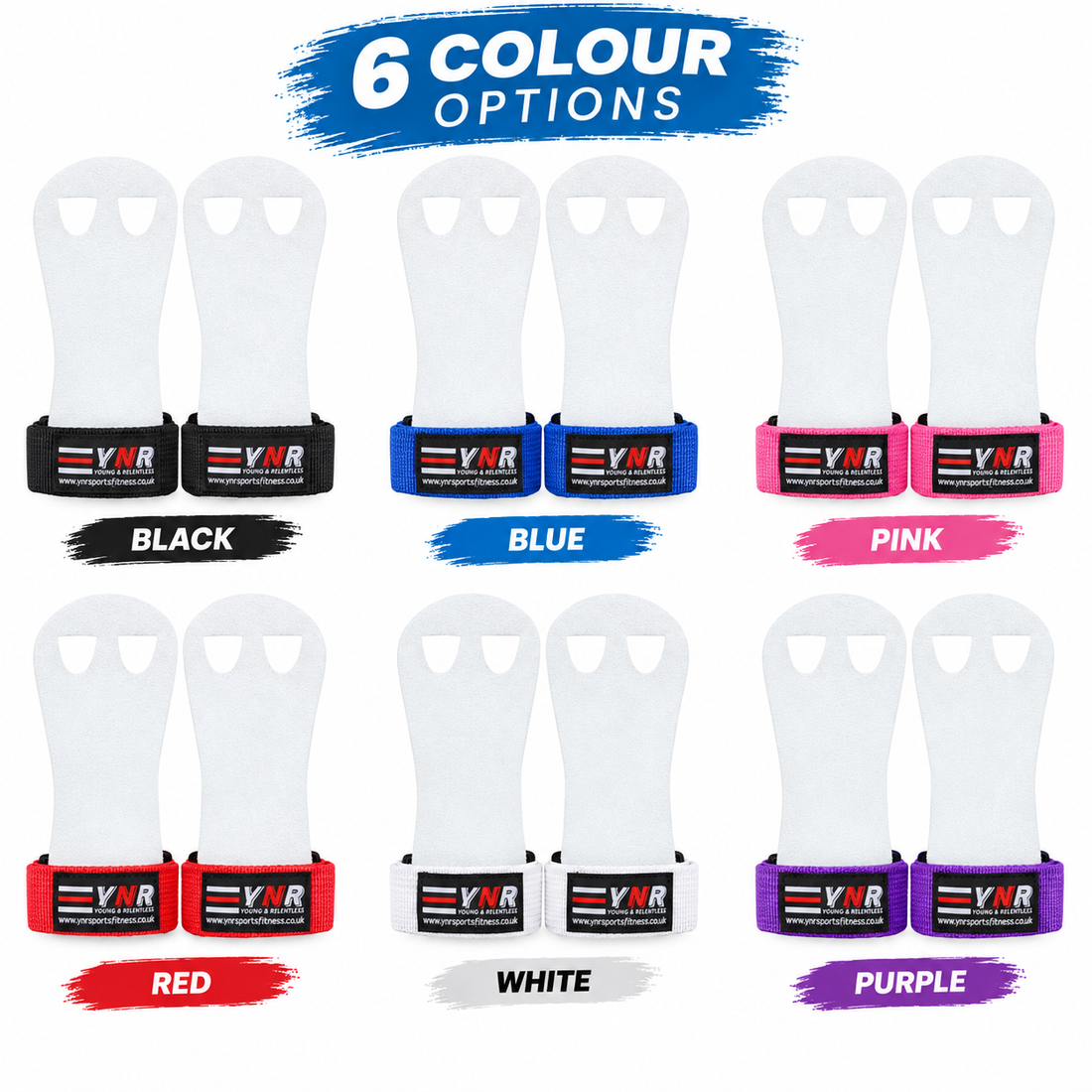 YNR Junior Gymnastics Palm Hand Guards – Leather Beginner Grips with Adjustable Wrist Strap for Children’s Bar Training, XS–L