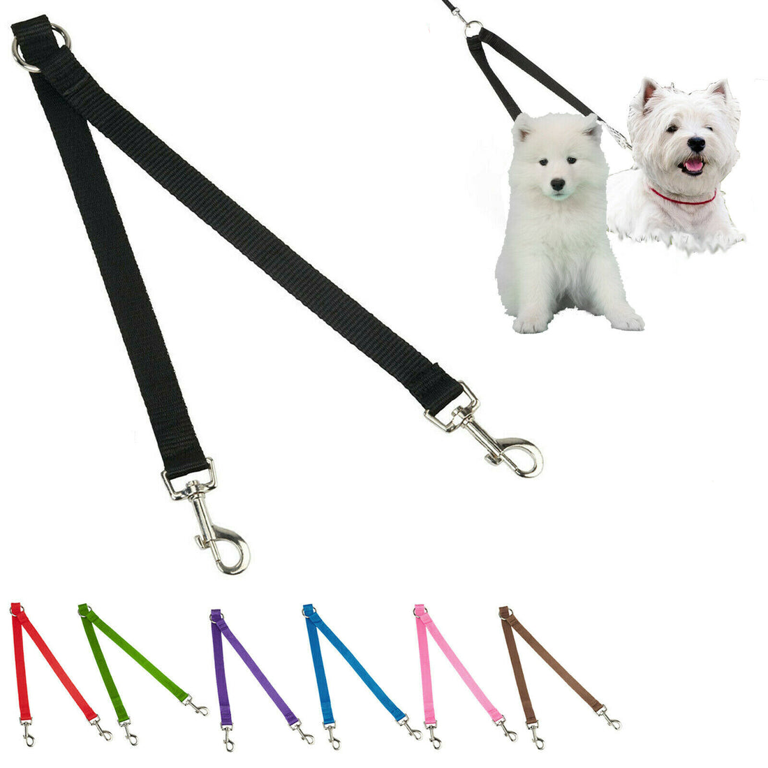 Double Dog Pet Lead Strap