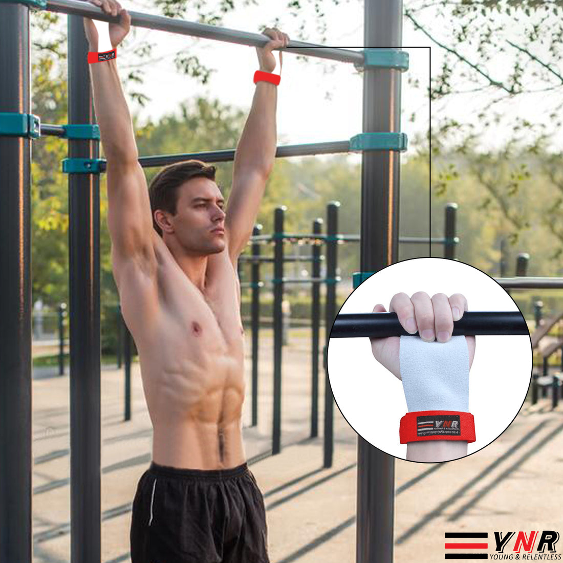 YNR Gymnastics Palm Hand Guards | Children's Beginner Grips | YNR Sports Fitness