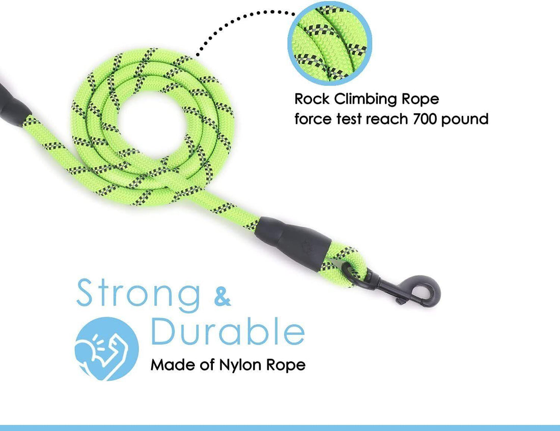 Dog Leash Rope Braided Pet Leads Strong Soft for Medium Large Dogs Walk 5FT New!