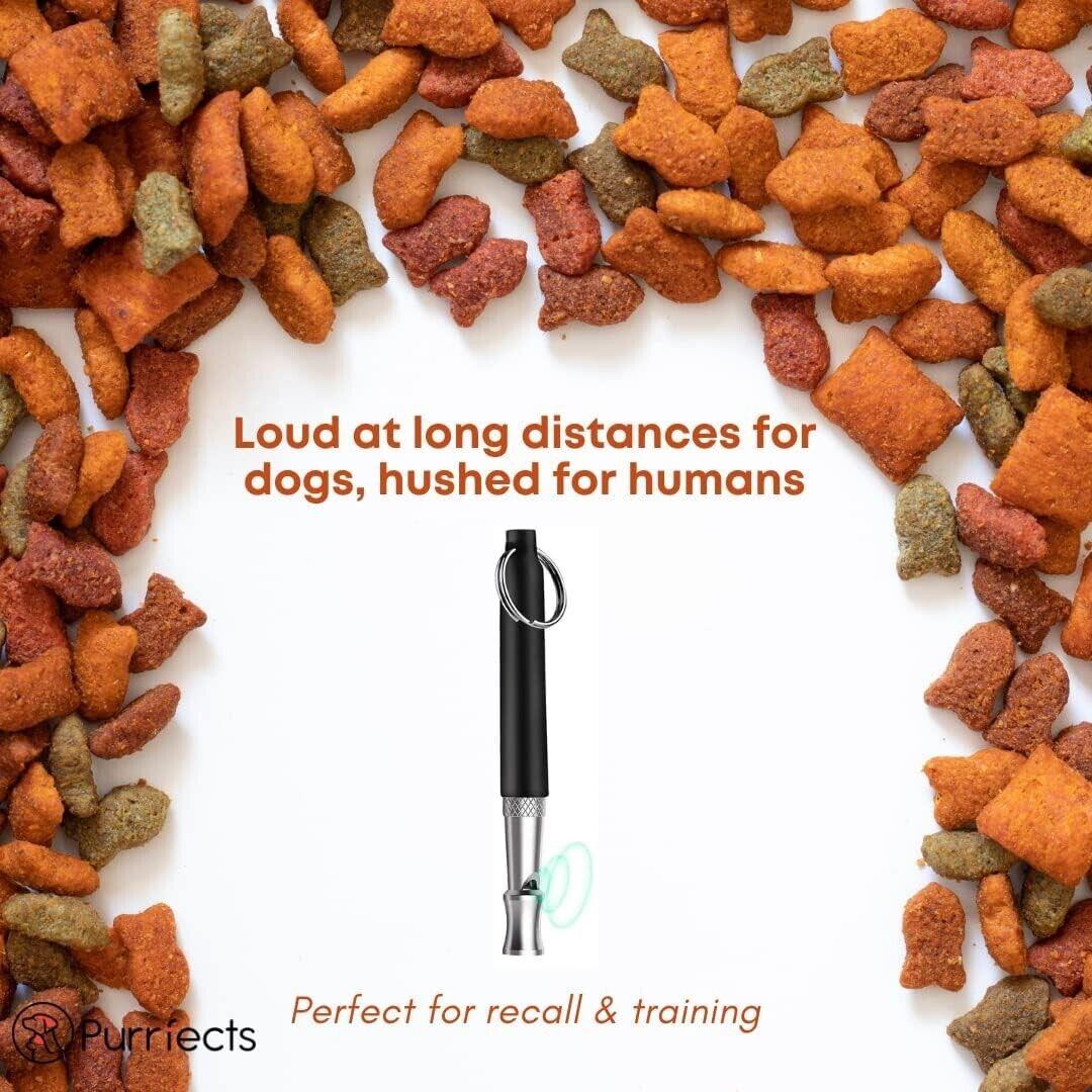 Dog Whistle Stop Barking Pet Training Ultrasonic Adjustable High Pitch Lanyard