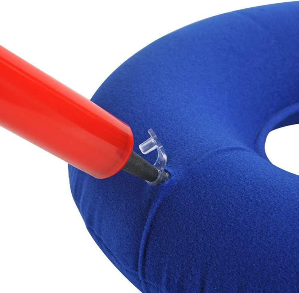 Rubber Ring Cushion Inflatable Donut Piles Pillow Seat Medical Vinyl Hemorrhoid
