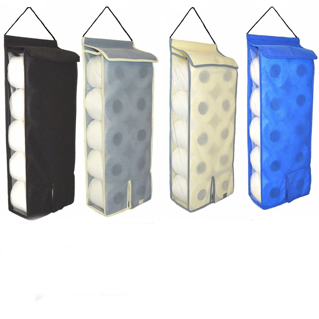 YNR Hanging Toilet Roll Holder Organizer | Bathroom Storage | YNR Sports Fitness