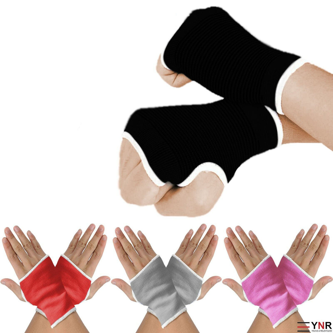 MMA Boxing Inner Gloves Padded Hand Wraps Bandages Protector MuayThai Kickboxing