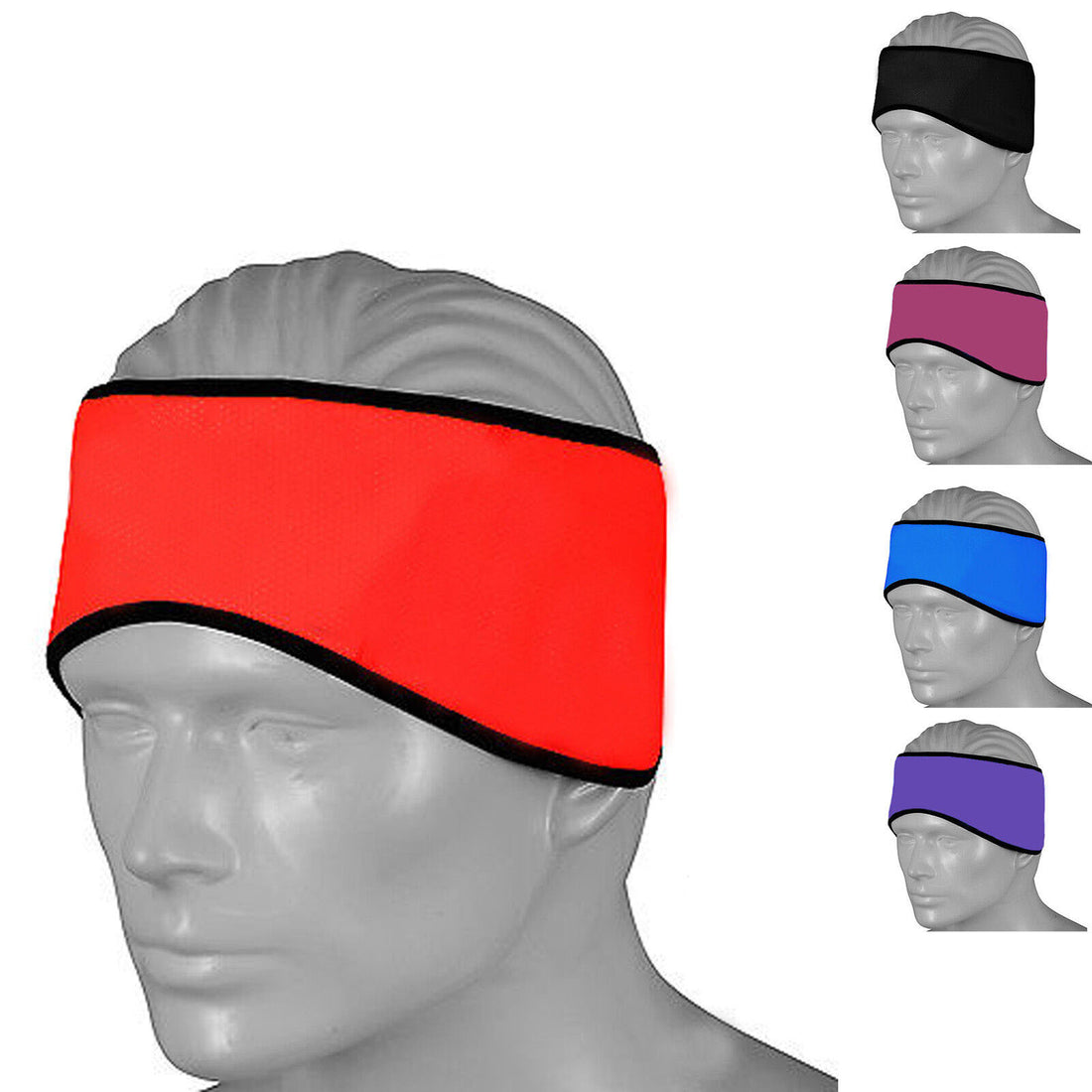 YNR Cycling Headband Ear Warmer Thermal Windproof Running Head band One Size