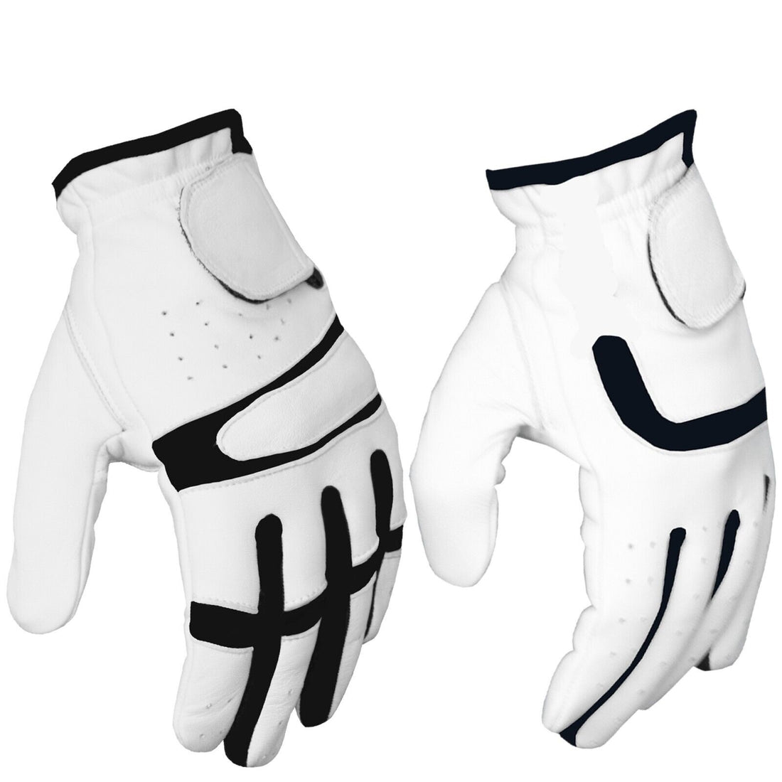 Professional Unisex Golf Leather Gloves Mens All Weather Golf Play Cabretta