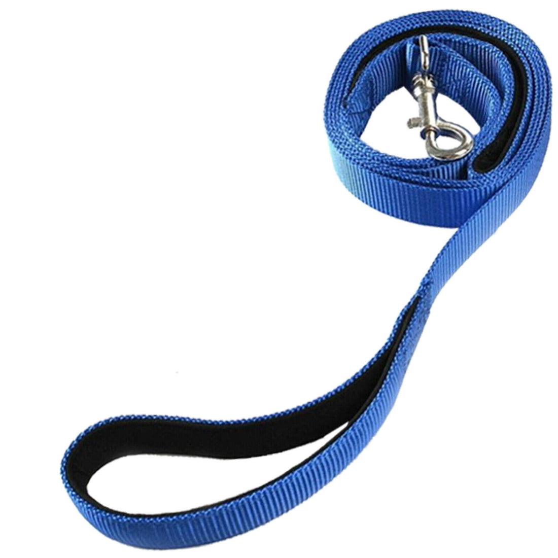 Dog Leads Hook Nylon Mesh Pet Leash with 2 Dual Traffic Padded Handle
