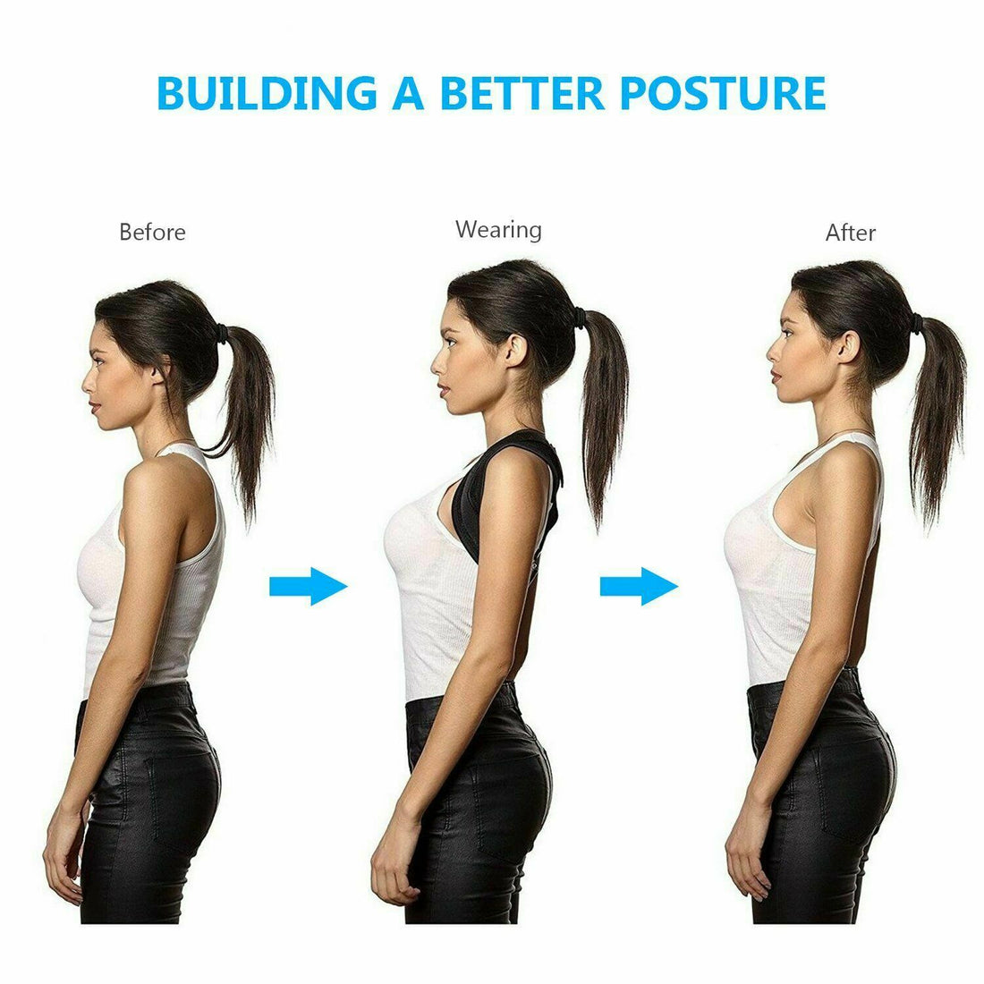 YNR Unisex Posture Corrector Upper Back Brace Straightener Neck, Back and Shoulder Pain Relief Lumbar Support