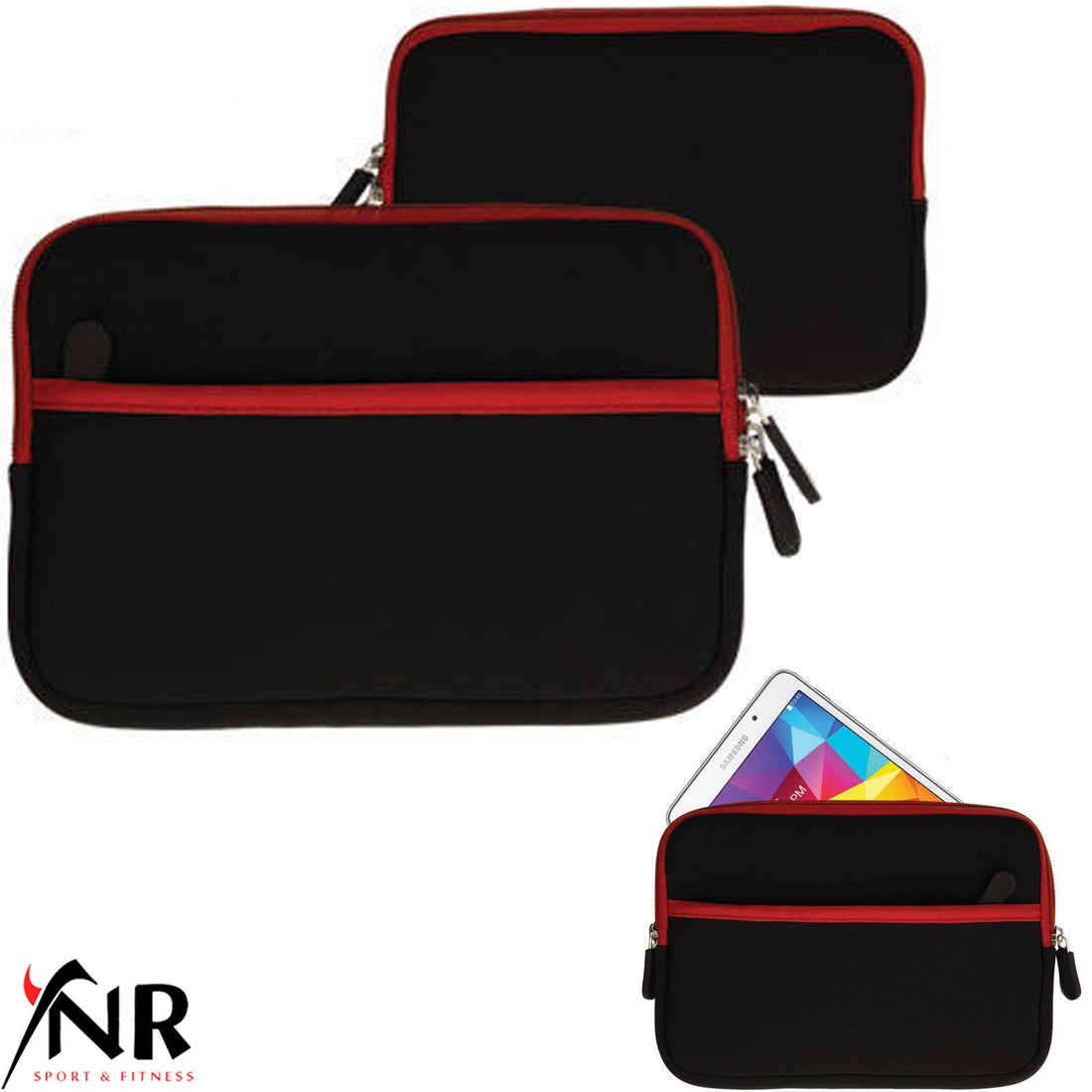 Neoprene Zipped Protective Sleeve Cover Case Apple iPad 2017 9.7"