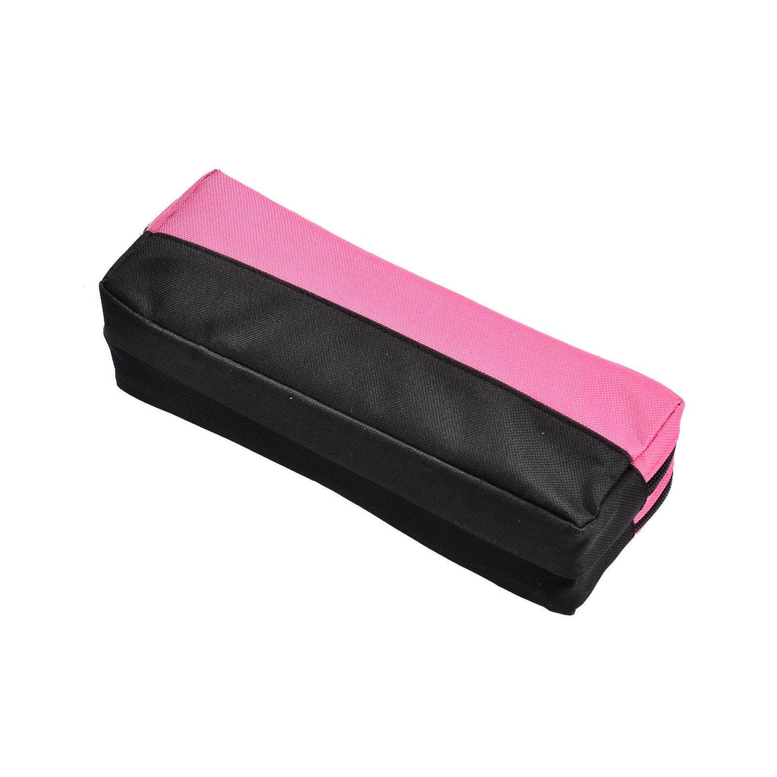 Large Double Zip Fabric Pencil Case - Ideal For School/College/Uni.- Make up Bag