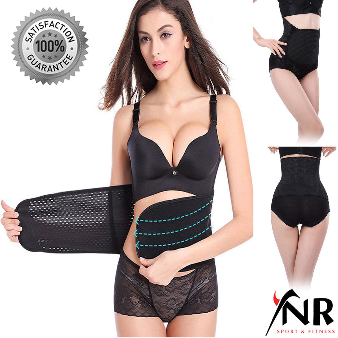 Womens Cincher Girdle Belt Waist Trainer Body Shaper Tummy Trainer Corset Slim
