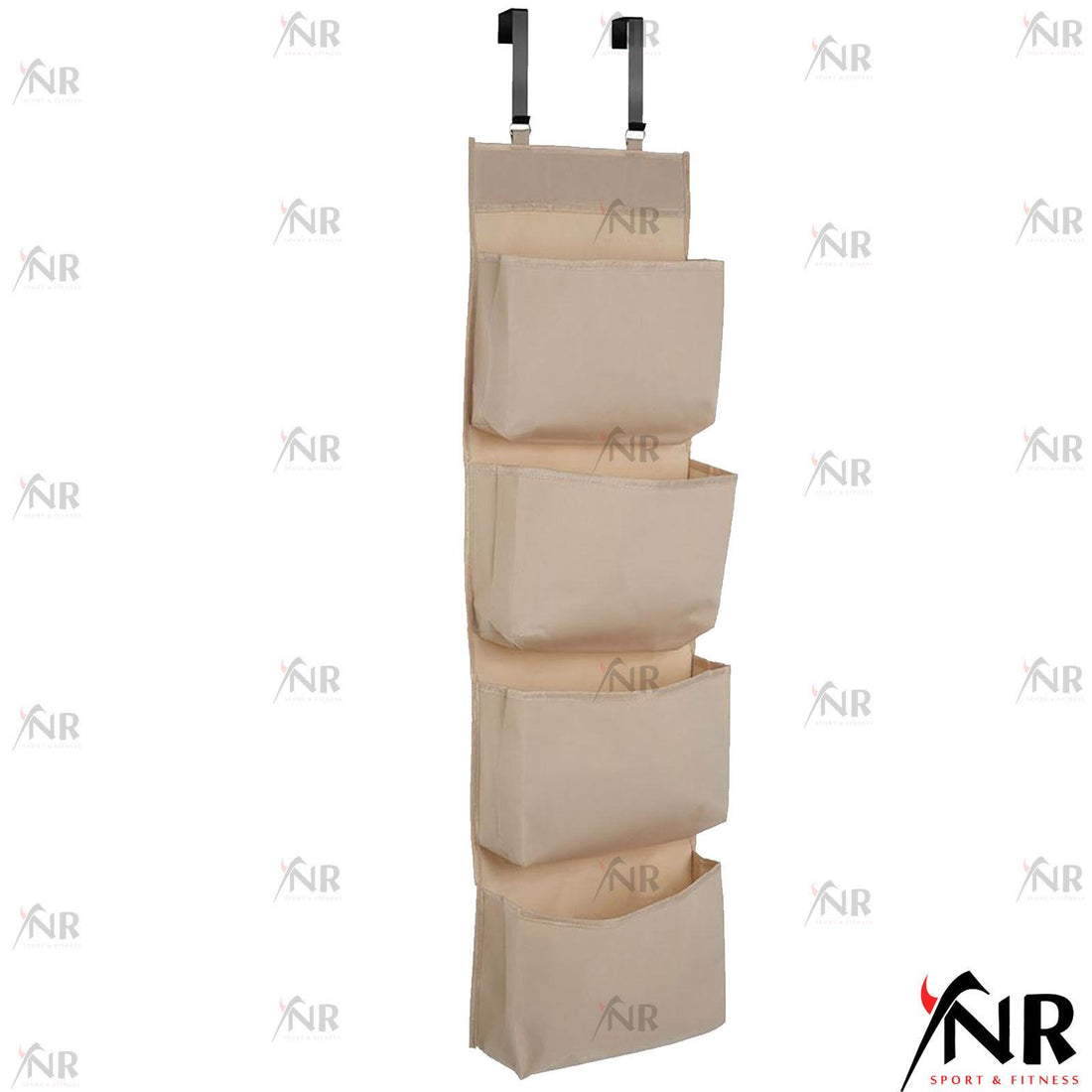 YNR 4 Tier Wall Door Hanging Organiser Storage Rack Bag Cloth Wardrobe Shoe