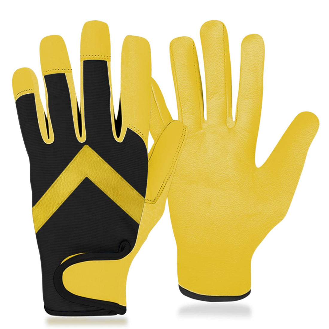 YNR Gardening Working Gloves Thorn Proof Flexible Heavy Duty Leather Mechanic Utility Dexterity Breathable Construction Gloves for Work Men Women