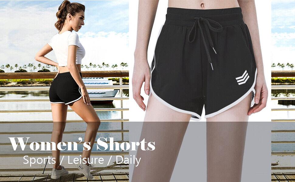 Women Sports Shorts Casual Ladies Beach Running Gym Yoga Hot Pants