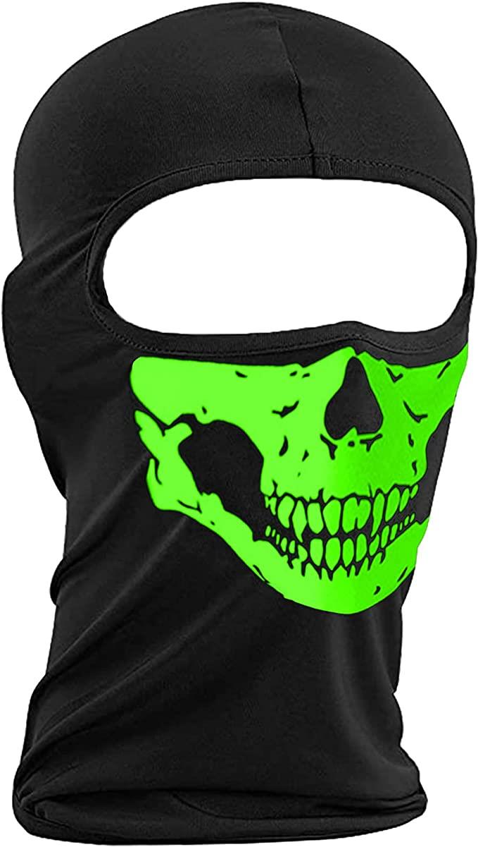 Lycra Balaclava Full Face Mask Men Women Cycling Ski Warm Neck Black Motor Bike