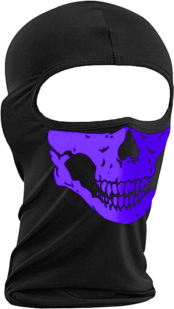 Lycra Balaclava Full Face Mask Men Women Cycling Ski Warm Neck Black Motor Bike