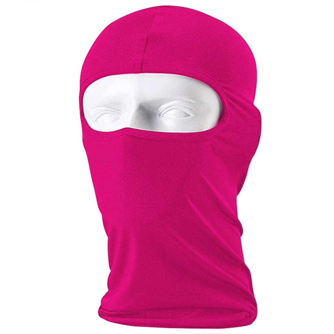 Lycra Balaclava Full Face Mask Men Women Cycling Ski Warm Neck Black Motor Bike