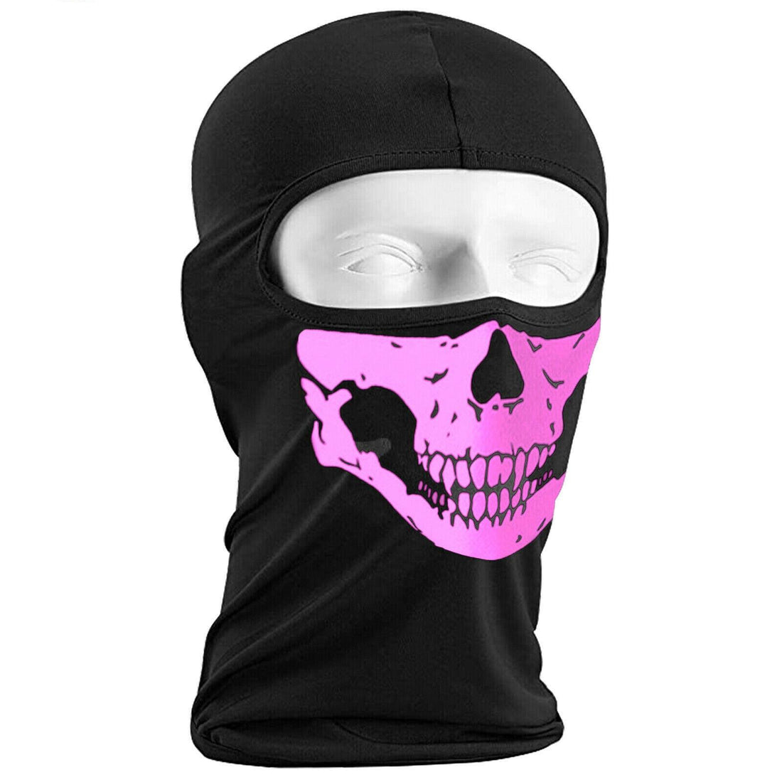 Lycra Balaclava Full Face Mask Men Women Cycling Ski Warm Neck Black Motor Bike