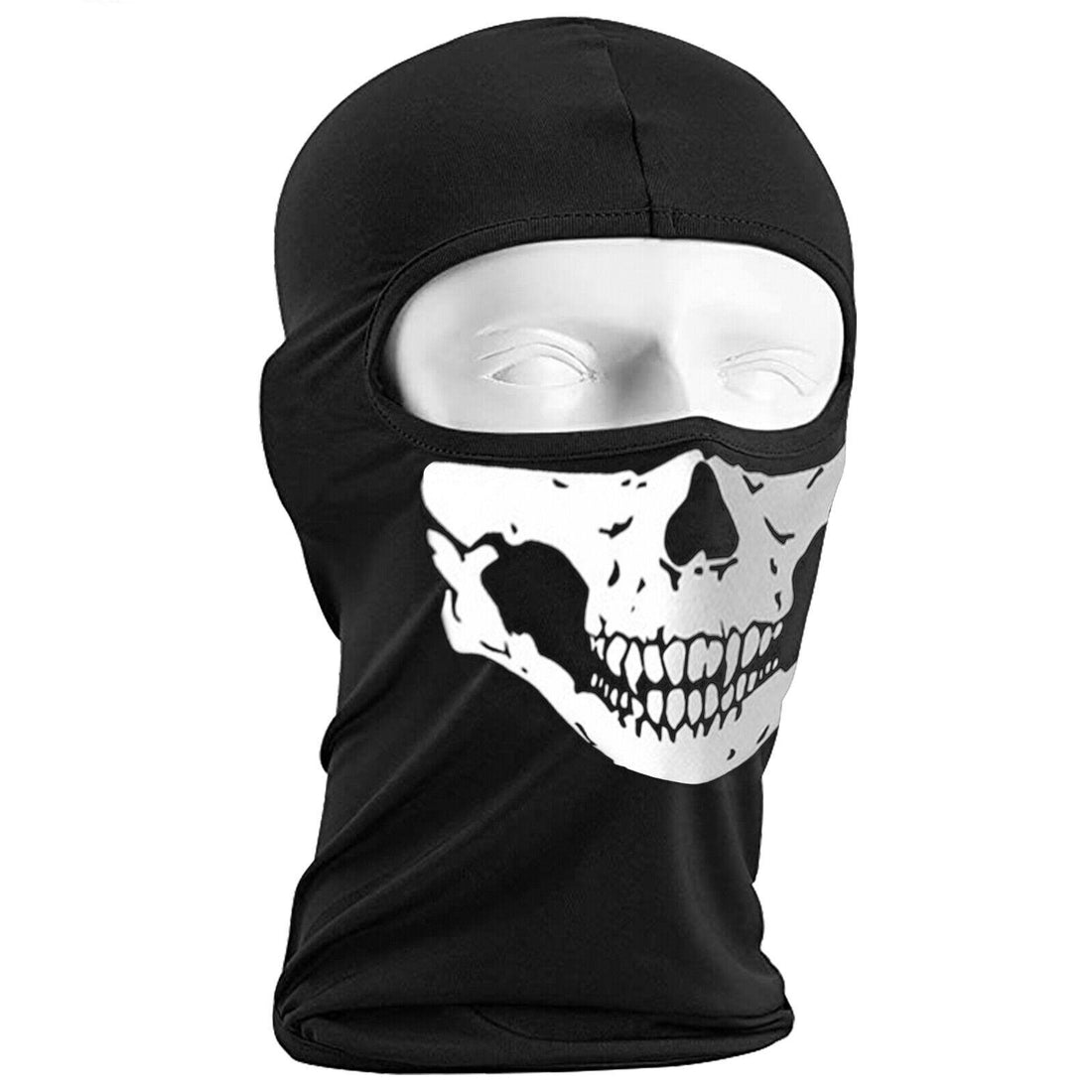 Lycra Balaclava Full Face Mask Men Women Cycling Ski Warm Neck Black Motor Bike