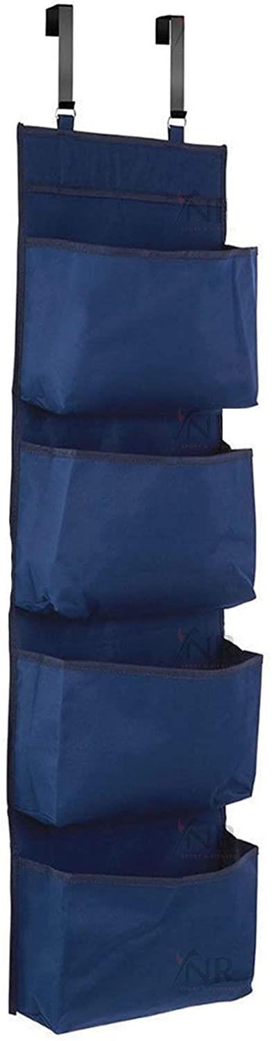 YNR 4 Tier Wall Door Hanging Organiser Storage Rack Bag Cloth Wardrobe Shoe