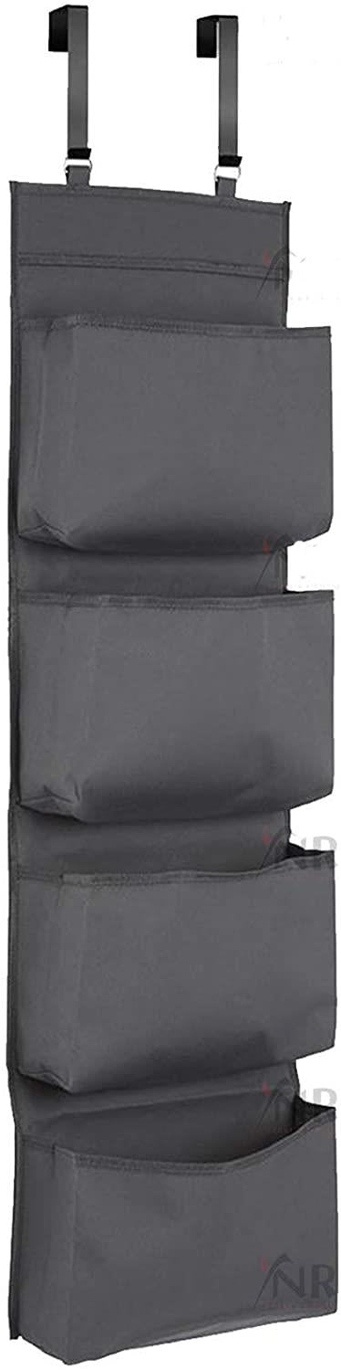 YNR 4 Tier Wall Door Hanging Organiser Storage Rack Bag Cloth Wardrobe Shoe