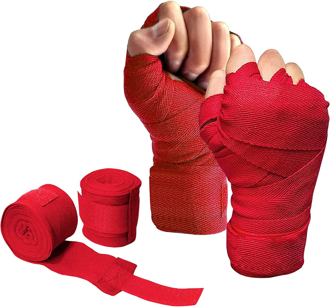 Boxing Hand Wraps Elasticated Inner Gloves Bandages MMA Muay Thai Kickboxing