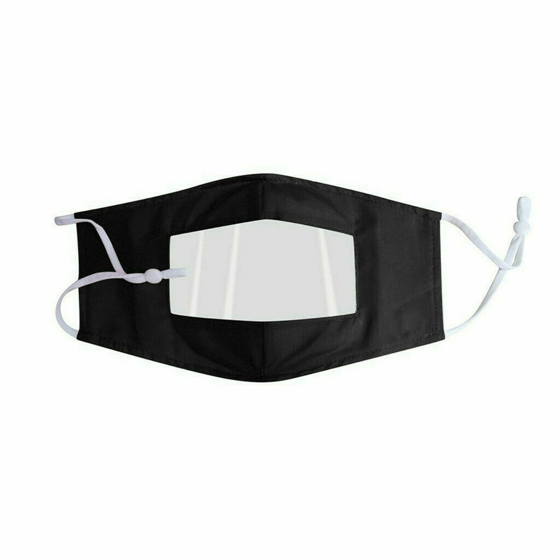 Transparent Face Mask Clear Window Deaf Friendly Visible Lip Reading Mask Wash