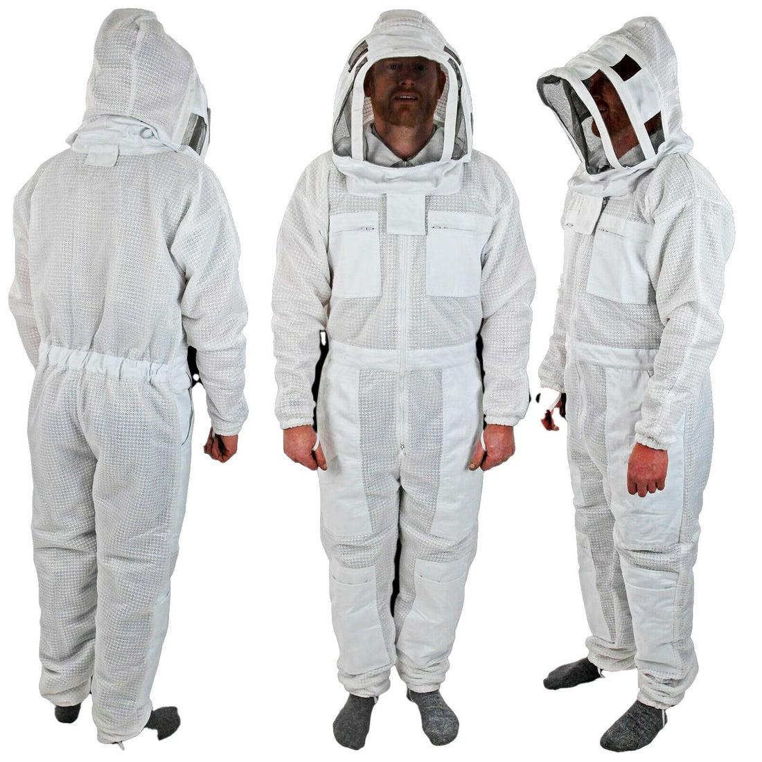Ventilated Beekeeping Bee Suit, Beekeeper Suit For Professional Beekeepers, Fencing Beekeeping Veil, Comfortable, Sting proof Anti Wasp Suit
