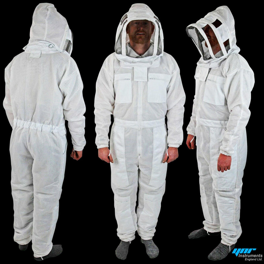 Ventilated Beekeeping Bee Suit, Beekeeper Suit For Professional Beekeepers, Fencing Beekeeping Veil, Comfortable, Sting proof Anti Wasp Suit