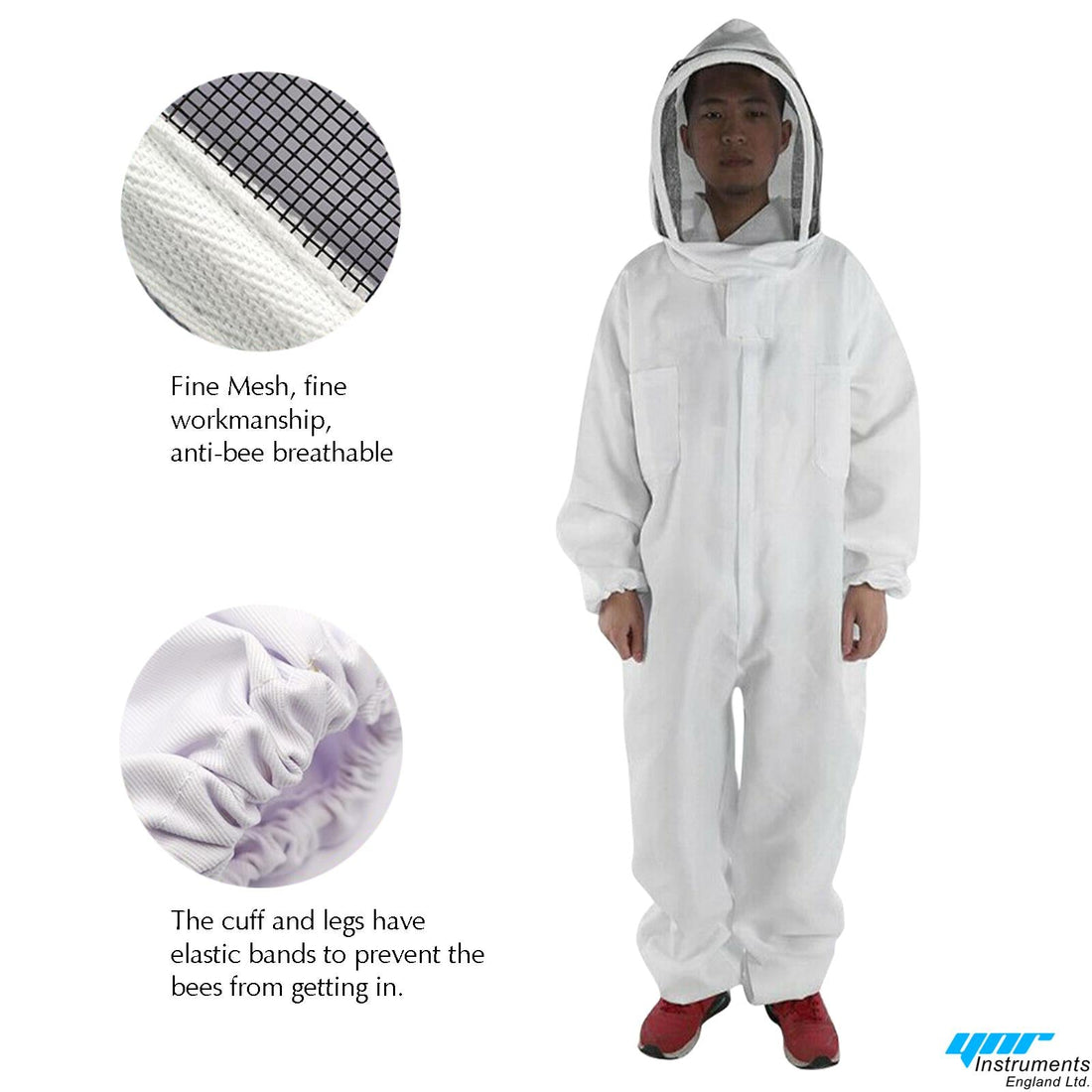 Cotton Full Body Beekeeping Clothing Veil Hood Hat Clothes Jaket Protective Beekeeping Suit Beekeepers Bee Suit Equipment